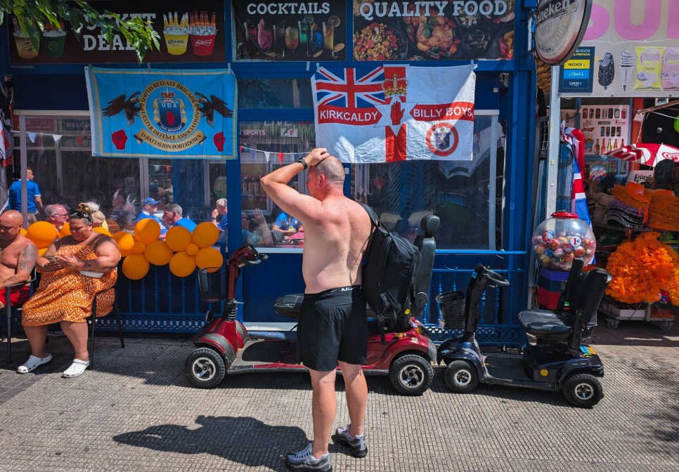 The Ibrox bar in Benidorm