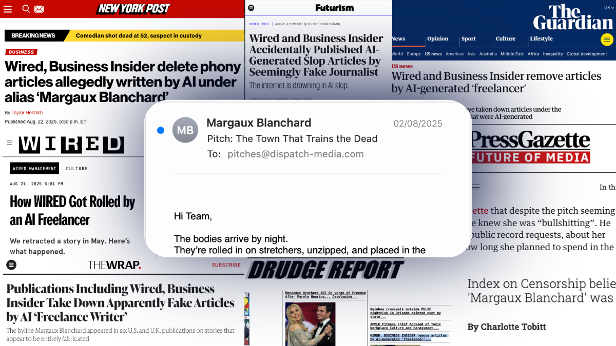 Margaux Blanchard, the journalist who didn't exist