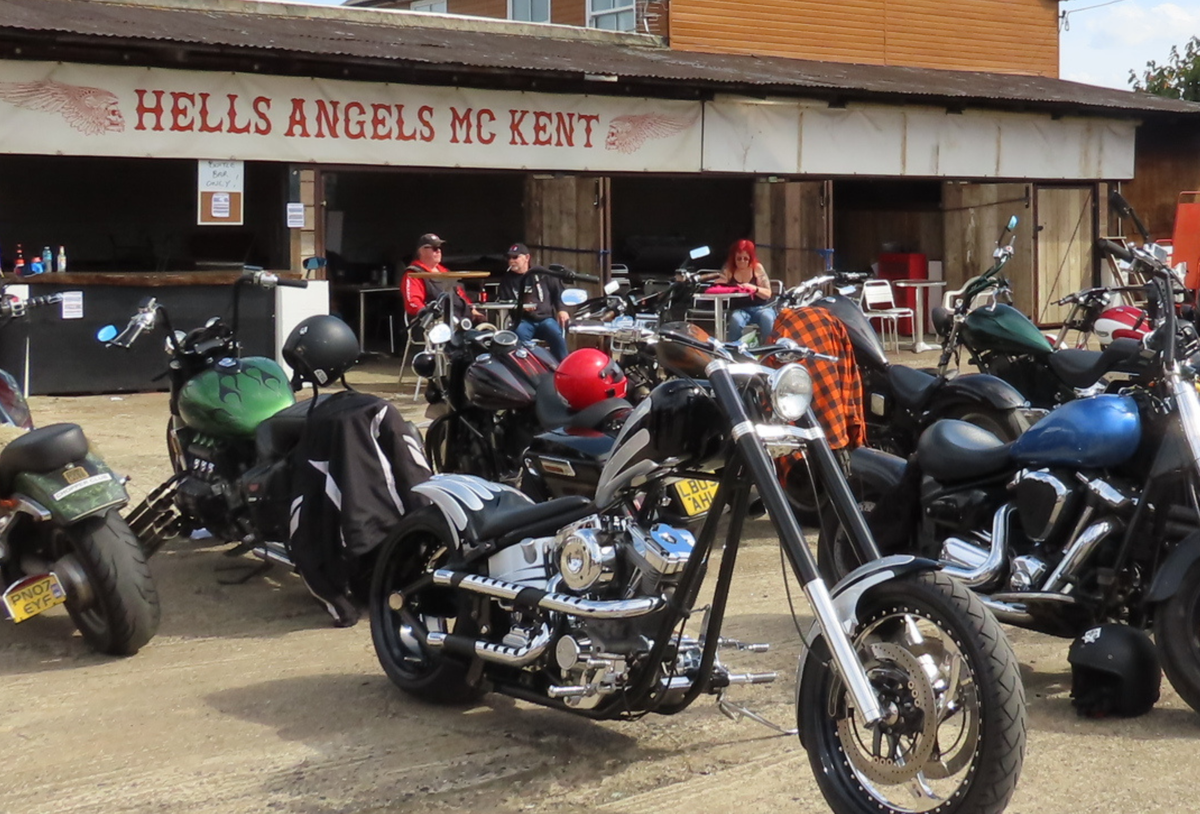 The Hells Angels clubhouse in Kent