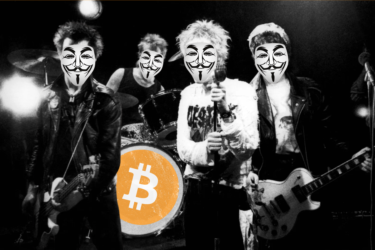 With apologies to the Sex Pistols, who neither owned Bitcoin nor attended Bitfest