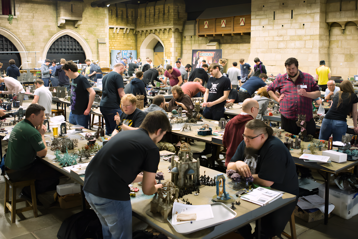 Players inside Warhammer World in Nottinghamshire (Warhammer World)